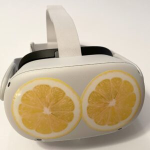 Lemons Decal for Quest 2 VR Headset - Meta/Oculus - Glossy Vinyl Sticker