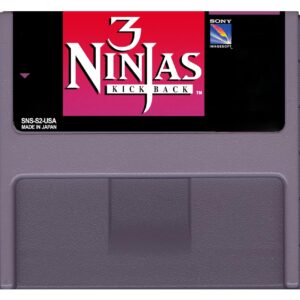 3 Ninjas Kick Back (Super Nintendo, SNES) – Reproduction Video Game Cartridge