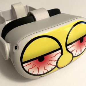 Stoner Eyes Decal for Quest 2 VR Headset - Meta/Oculus - Glossy Vinyl Sticker