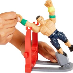 Mattel WWE John Cena Bend 'n Bash Stretching Action Figure with Accessories, 5.5-inch