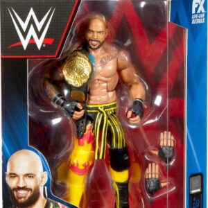 Mattel WWE Ricochet Elite Collection Action Figure, Deluxe Articulation & Life-like Detail with Iconic Accessories, 6-inch