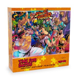 Toynk Street Fighter Time for Battle 1000-Piece Jigsaw Puzzle for Adults | Brain Teaser, Educational Developmental Toys & Games, Building Kit Activities to Encourage Creative Play | 28 x 20 Inches