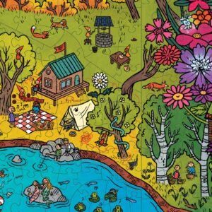 The Gnomes' Homes • 1000 Piece Jigsaw Puzzle from The Magic Puzzle Company • Series Three