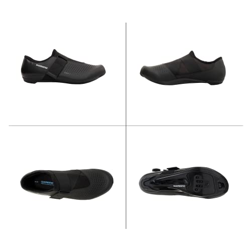 SHIMANO SH-RP101 High Performing All-Rounder Cycling Shoe, Black, 10-10.5 Women / 8.5-9 Men (EU 43)