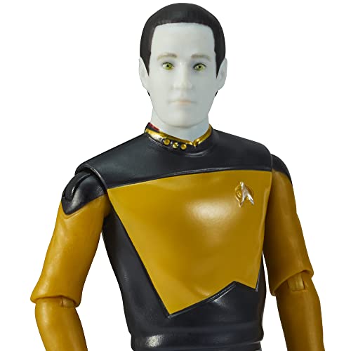 Star Trek Playmates Toys Universe: 5" Lt. Commander Data “Next Generation” Action Figure with Accessories, Multi