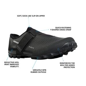 SHIMANO SH-MX100 Multi-Use Off-Road Cycling Shoe, Black, 8.5-9 Women / 7.5-8 Men (EU 41)