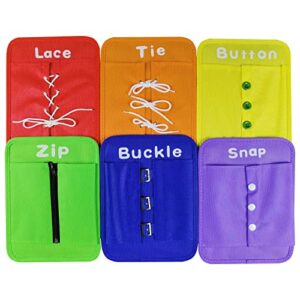 LST LISKTO Preschool Early Educational Toy Dress Learning Boards & STEM Educational Learning Toy Busy Board Dress Learning Toys