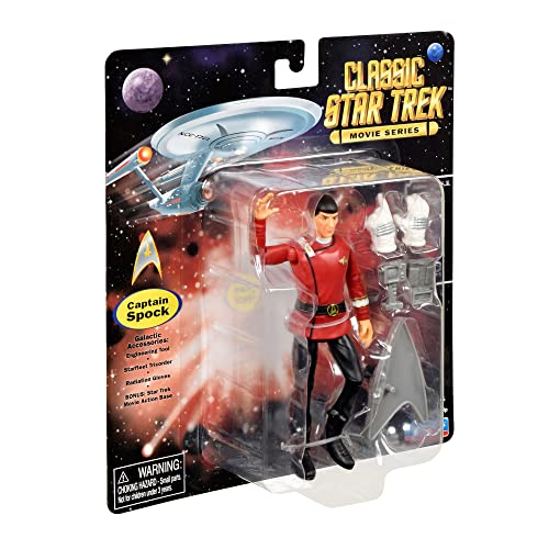 Star Trek Playmates Toys Universe: 5" Captain Spock Wrath of Khan Action Figure with Accessories