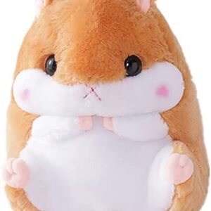 Hgplvxj Hamster Plush Toy, Hamster Stuffed Animal Plush Pillow Birthday Xmas Gift for Kids (Brown 15.7''x11.8'')