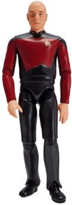 star trek playmates toys universe: 5" captain jean-luc picard next generation action figure with accessories, multi