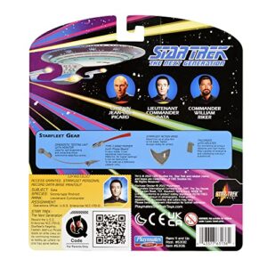 Star Trek Playmates Toys Universe: 5" Lt. Commander Data “Next Generation” Action Figure with Accessories, Multi