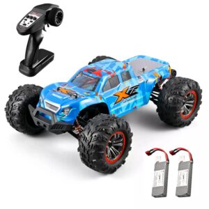 qaqqvq rc cars high speed remote control car for kids adults 1:10 scale 45 km/h 4x4 off road monster trucks, 2.4ghz all terrain electric toy with 550 motor play gift for boy girl