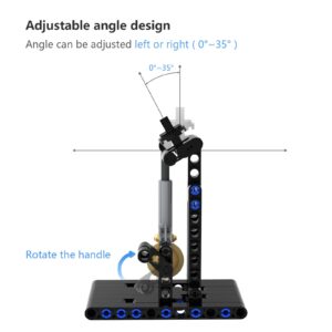 Display Stand for Lego Mando N-1 Fighter 75325 Building Kit, Adjustable Angle Multifunctional Bracket, Fun Buildable Toy Playset for Kids Aged 6 and Up (58 Pieces)