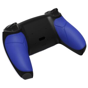 Blue Performance Rubberized Grip Redesigned Back Shell for PS5 Controller eXtremerate Rise & RISE4 Remap Kit - Controller & Rise Remap Board NOT Included