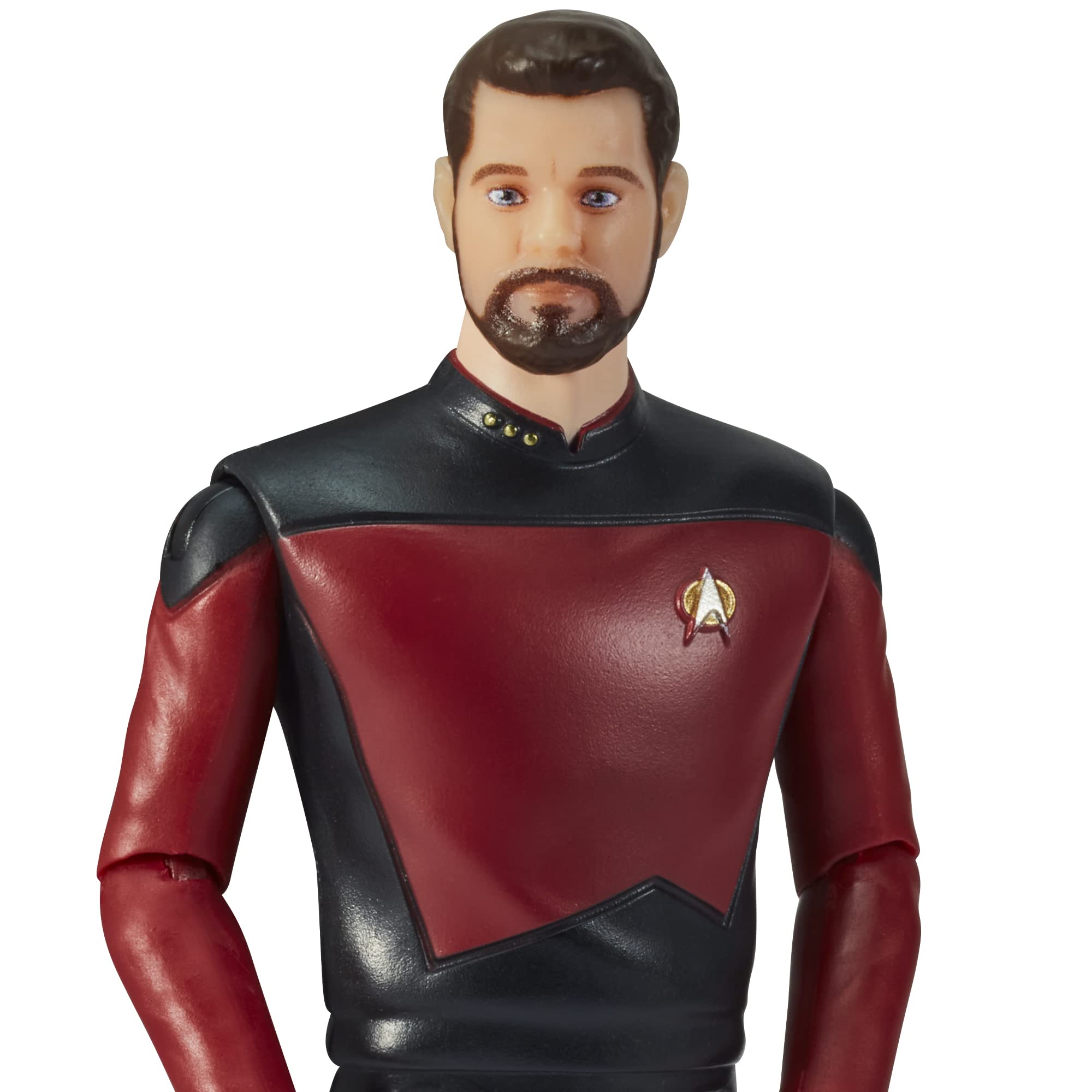 Star Trek Playmates Toys Universe: 5" Commander William Riker “Next Generation Action Figure with Accessories, Multi