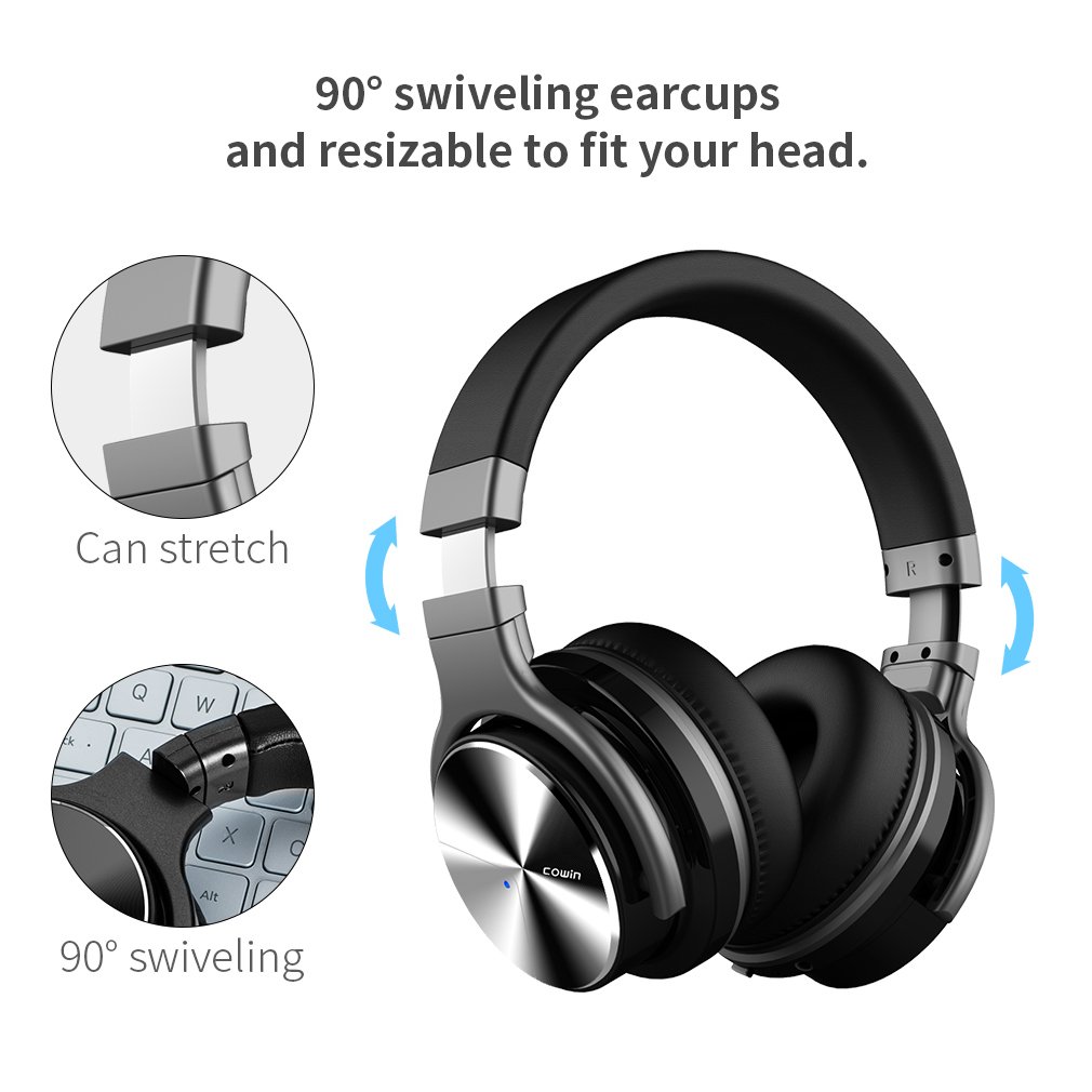 Active Noise Reduction Headset, subwoofer Sports Game Headset, Headset Wireless Bluetooth Headset, Mobile Phone and Computer Headset