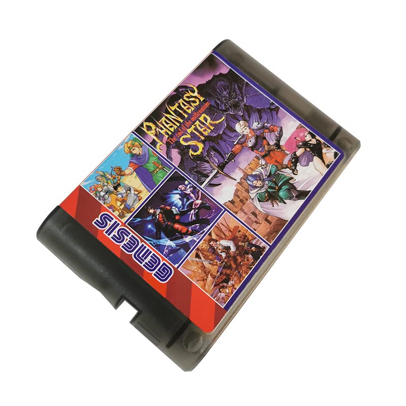 200 in 1 Sega Genesis Mega Drive Game Cartridge - 16-Bit Multi Cart Black through