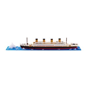 Kadablk Architecture RMS Titanic Model Construction Set,1872 PCS for Adults and Kids Skyscraper Building Blocks Set,Micro Blocks Set,Mini DIY STEM Assembly Toys,Landmark Model