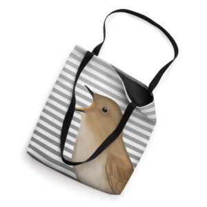 Nightingale Bird Birdlover Birdwatcher Animal Biologist Tote Bag