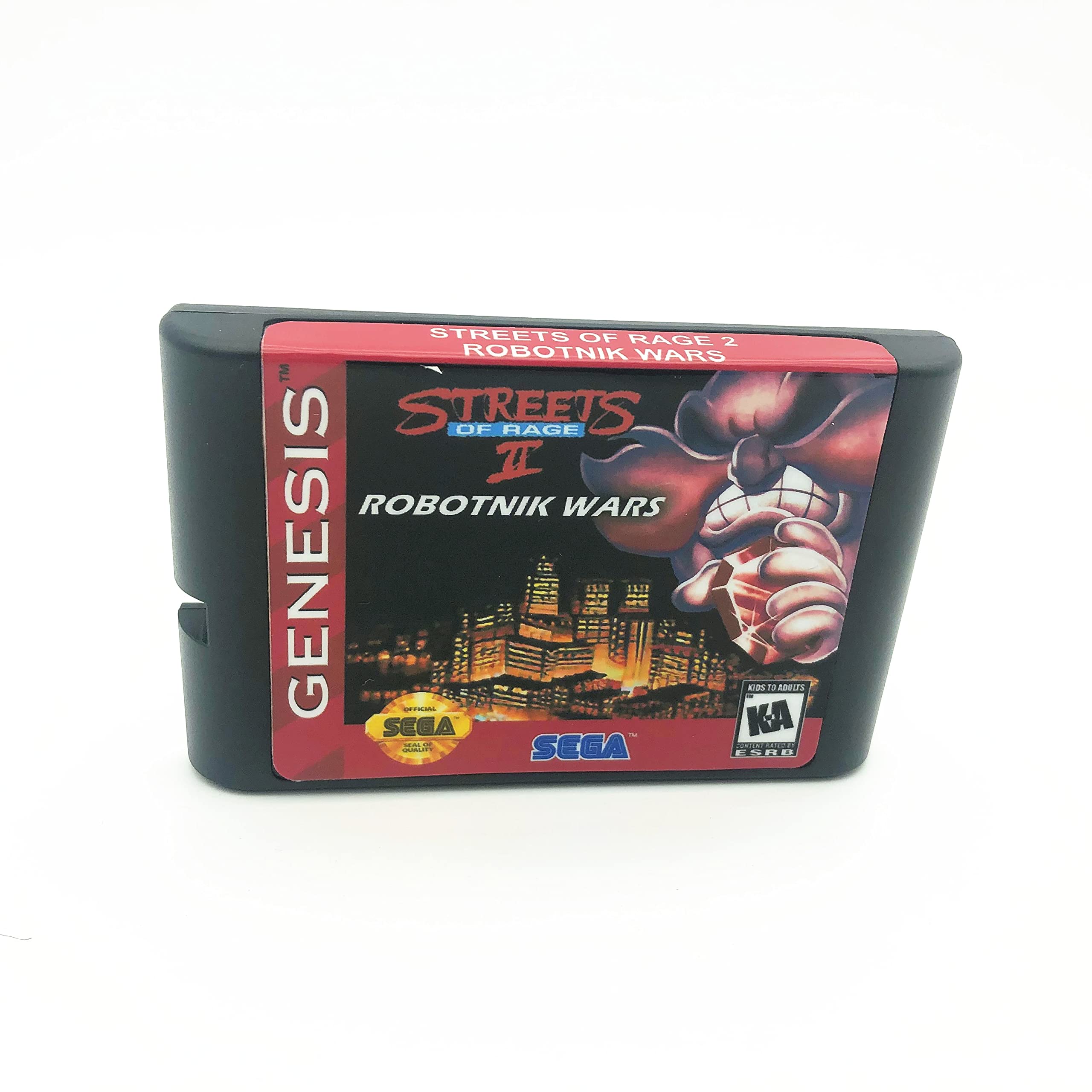 Robotnik Wars In Street Of Rage 2 For Sega Mega Drive &r Genesis System 16 Bit MD Games Card(NTSC ONLY)