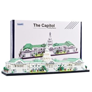 Kadablk Big Architecture US Capitol Model Construction,Mini DIY STEM Assembly Toys, Landmark Model,3630 PCS for Adults and Kids Skyscraper Building Block Set,Micro Blocks Set