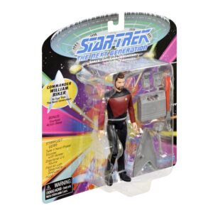 Star Trek Playmates Toys Universe: 5" Commander William Riker “Next Generation Action Figure with Accessories, Multi