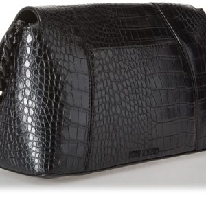 Steve Madden Alessa Croco Crossbody Bag, Black