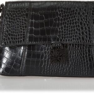 Steve Madden Alessa Croco Crossbody Bag, Black