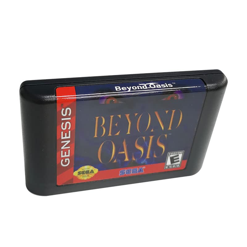 Beyond Oasis Video Game Card for Sega Megadrive Genesis Game Cartridge