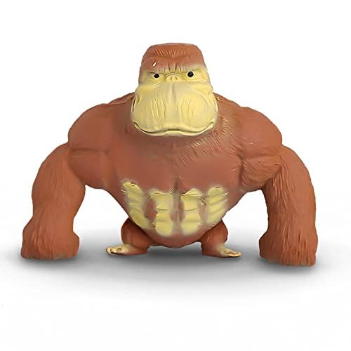 apaef Monkey Stretch Gorilla Figure Gorilla Latex Gorilla Soft Stretchy Gorilla Toy Stretchy Gorilla Action Figure for Kids Child Boys Girls