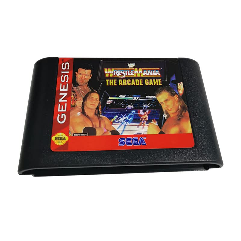 WWF Wrestlemania Arcade-Game Cartridge - Electronic Games 16 BIT MD game Card For PAL And NTSC Version