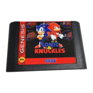 knuckles in sonic-game cartridge - electronic games 16 bit md game card for pal and ntsc version