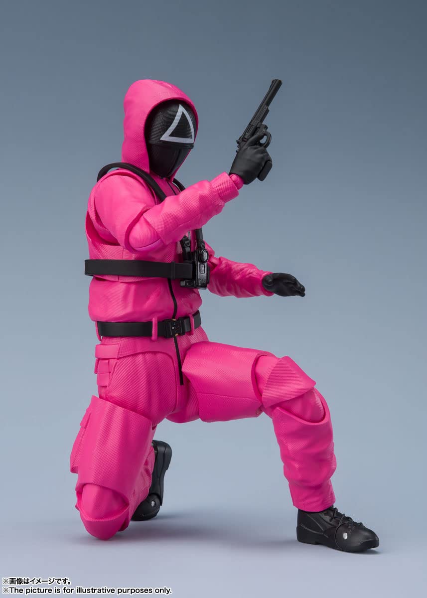 TAMASHII NATIONS - Squid Game - Masked Soldier, Bandai Spirits S.H.Figuarts Action Figure