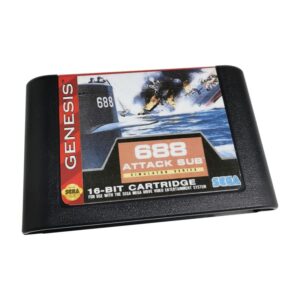 688 attack sub- electronic games 16 bit md game card for pal and ntsc version