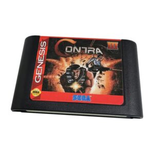 Contra 3-Electronic Games 16 BIT MD game Card For PAL And NTSC Version