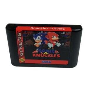 Knuckles in Sonic-Game Cartridge - Electronic Games 16 BIT MD game Card For PAL And NTSC Version