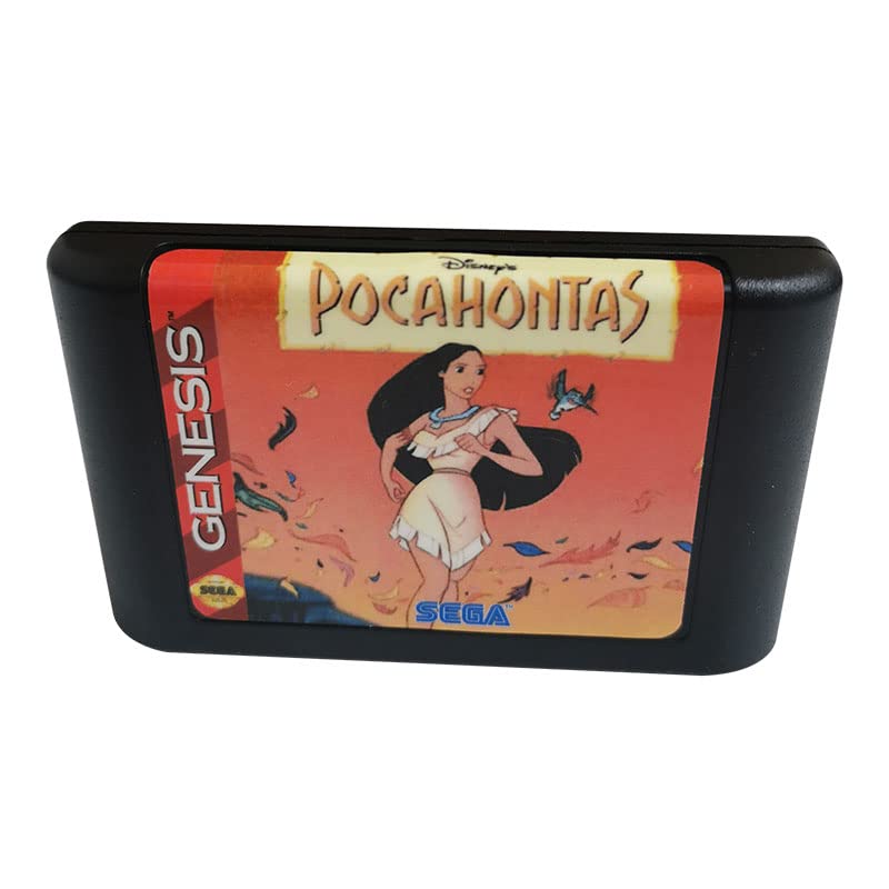 pocahontas-Electronic Games 16 BIT MD game Card For PAL And NTSC Version