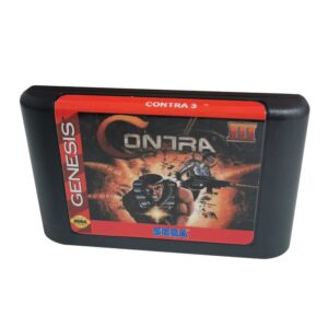 Contra 3-Electronic Games 16 BIT MD game Card For PAL And NTSC Version