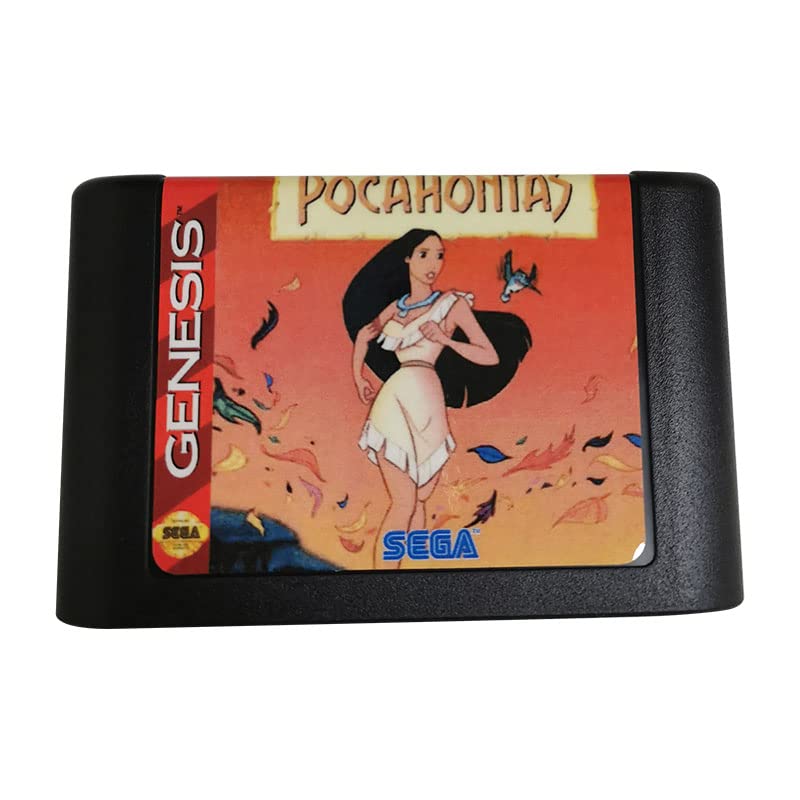 pocahontas-Electronic Games 16 BIT MD game Card For PAL And NTSC Version