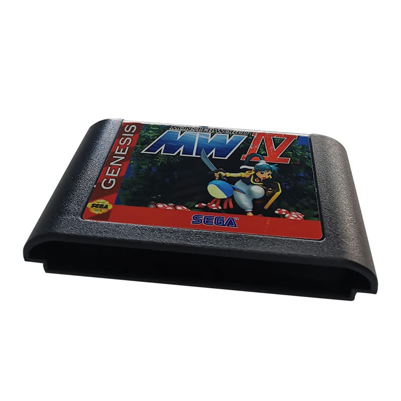 Monster World IV-Video Game Card for Sega Megadrive Genesis Game Cartridge