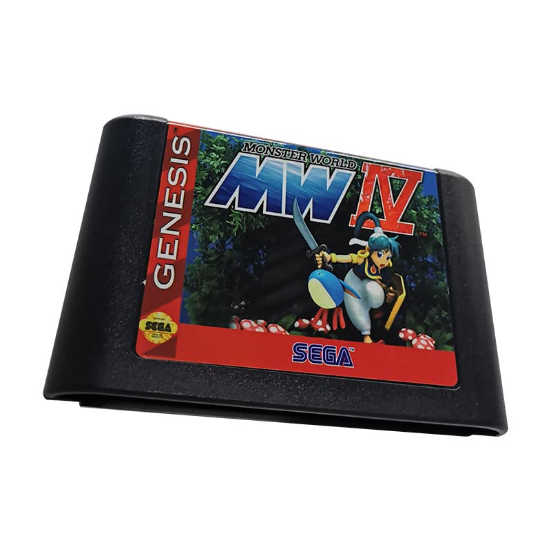 Monster World IV-Video Game Card for Sega Megadrive Genesis Game Cartridge