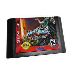 Mighty Morphin Power Rangers - The Fighting Edition Video Game Card for Sega Megadrive Genesis Game Cartridge