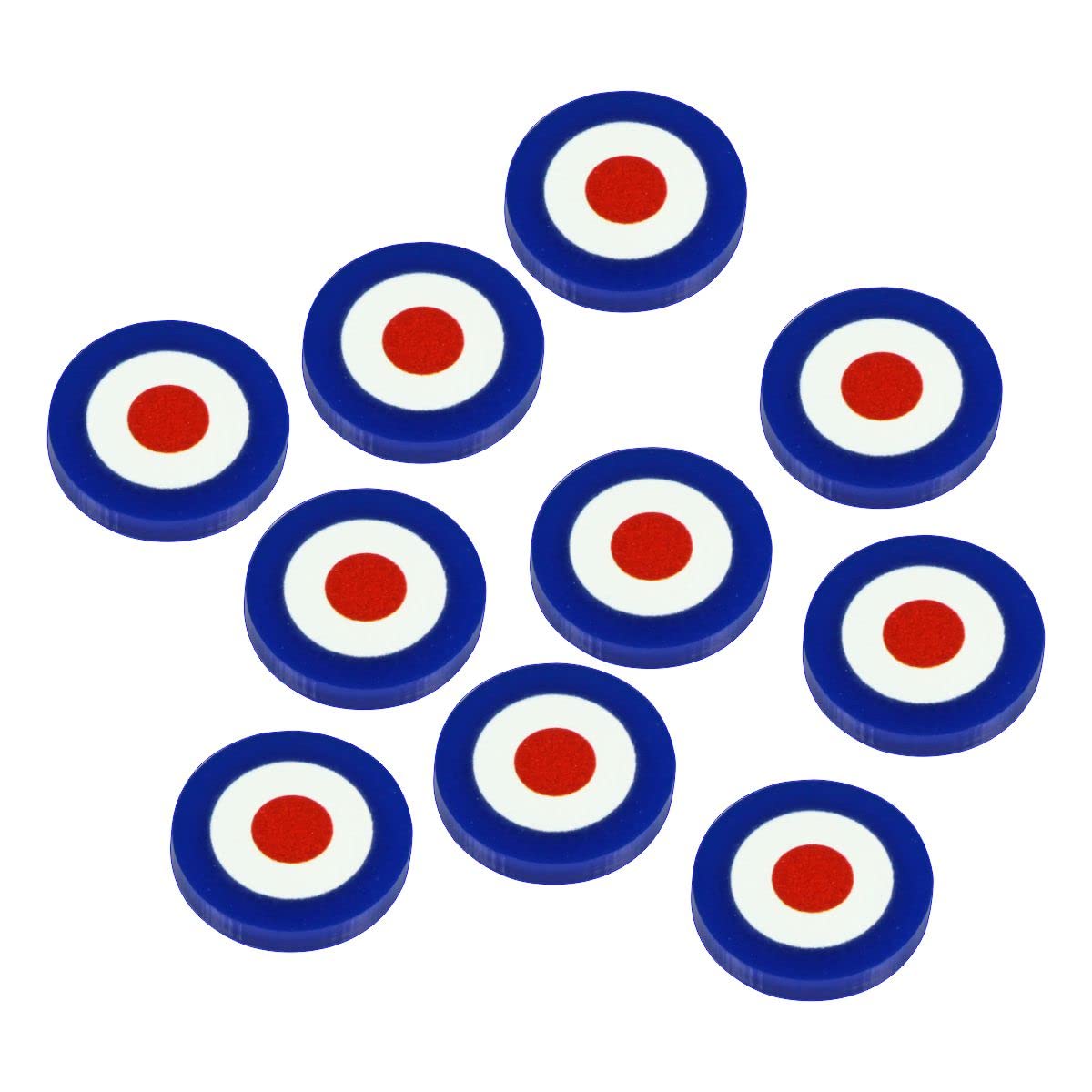 LITKO World War Two Miniature Wargames National Faction Token Game Pieces Compatible with Bolt Action (10) (United Kingdom RAF)