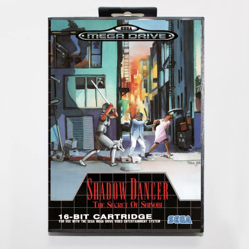 Shadow Dancer The Secret of Shinobi Game Cartridge 16 bit MD Game Card With Retail Box For Sega Mega Drive For Genesis