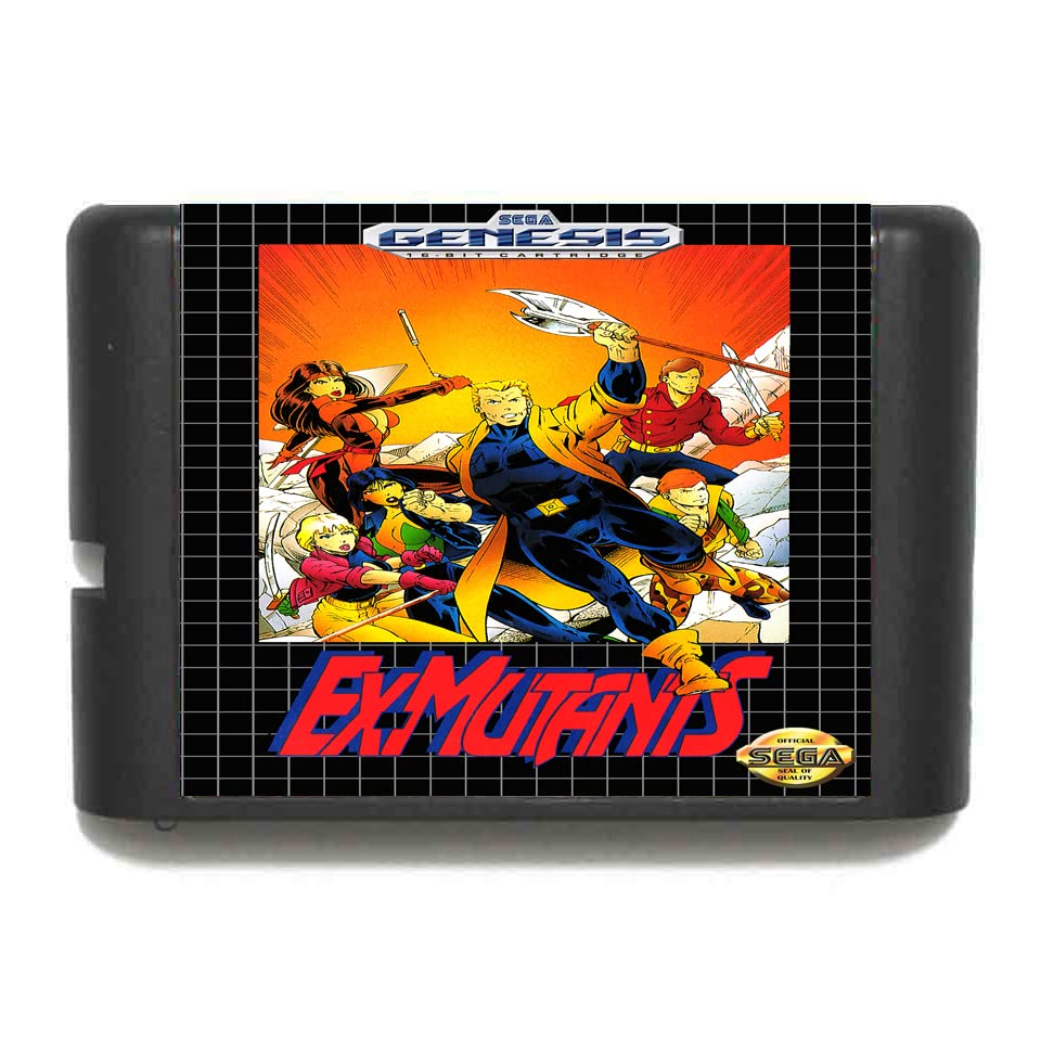 Ex Mutants 16 bit MD Game Card For Sega Mega Drive For Genesis