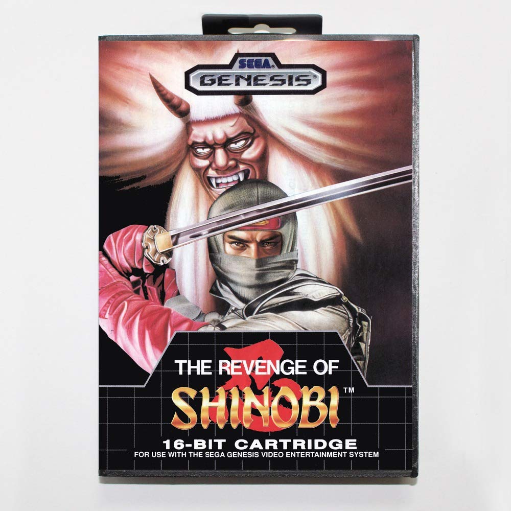 Revenge of Shinobi Game Cartridge 16 bit MD Game Card With Retail Box For Sega Mega Drive For Genesis