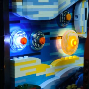 VONADO LED Light Kit Compatible with Starry Night Lego 21333, Remote Control Lighting Compatible with Lego Van Gogh Starry Night 21333 (NO Lego Model,ONLY Lights)