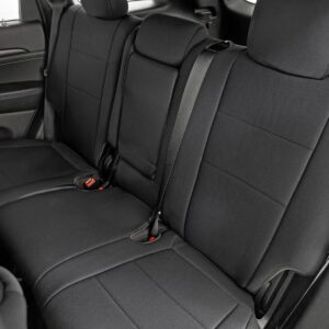 Rough Country Neoprene Seat Covers for 2011-2022 Jeep Grand Cherokee - 91046,Black, Front | Rear