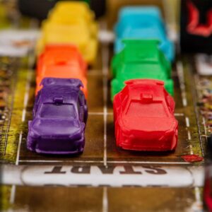 Synapses Games | Rallyman: DIRT | Strategy Board Game | Race Cars with Dice | 1 to 6 Players | 60 Minutes | Ages 10+