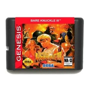 Streets Of Rage 1 2 3 & Hacked NTSC 16 bit MD Game Card For Sega Mega Drive For SEGA Genesis-BARE KNUCKLE III